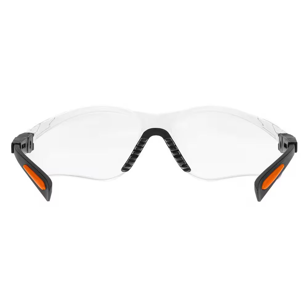 Safety Glasses Anti-Fog and Scratch-Resistant Clear Lens Safety Goggles with Adjustable Length and Angle ANSI Z87. 1