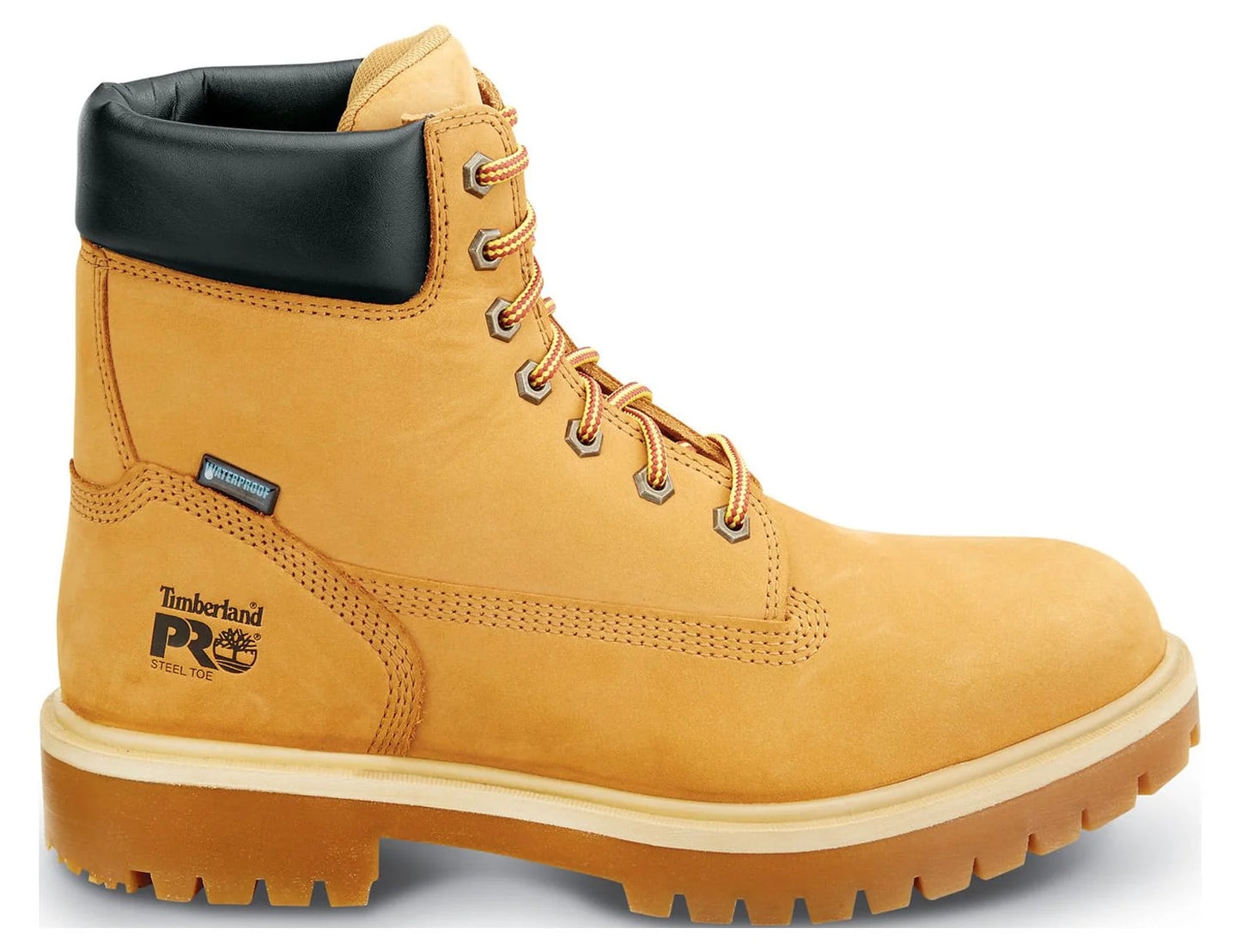 6IN Direct Attach Men'S, Wheat, Steel Toe, EH, Maxtrax Slip Resistant, WP Boot (9.5 W)
