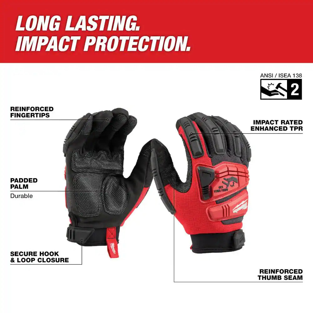 X-Large Impact Wrecking Work Glove