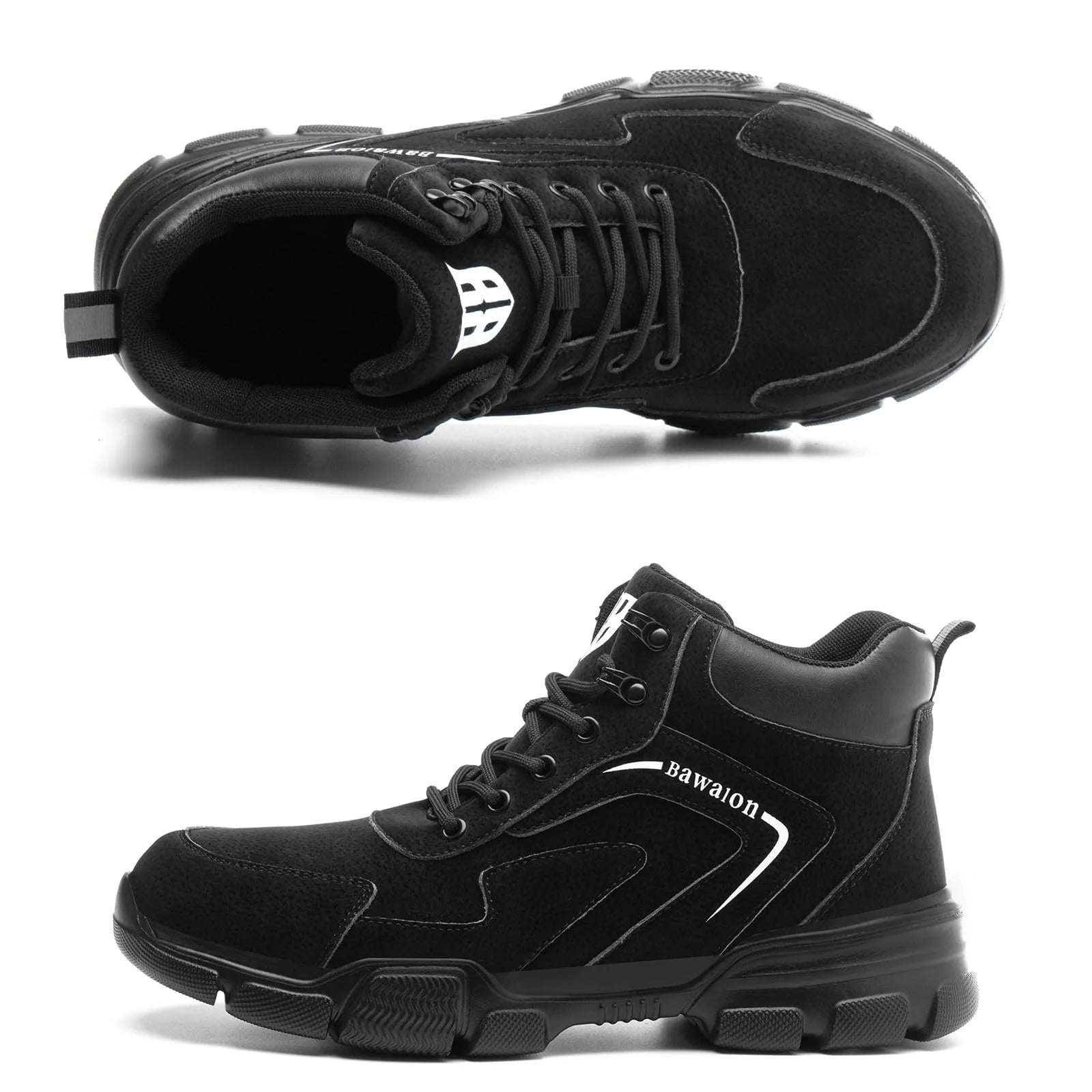 Waterproof Steel Toe Work Boots for Men Women Non-Slip Industrial Construction Safety Shoes